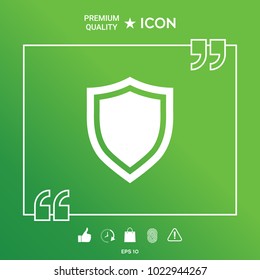 Shield. Protection icon