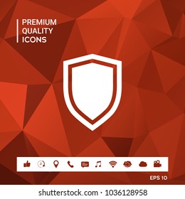Shield, protection icon