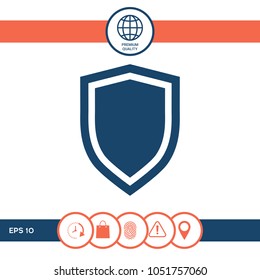 Shield, protection icon