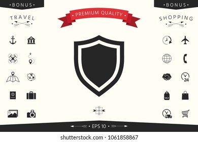 Shield. Protection icon