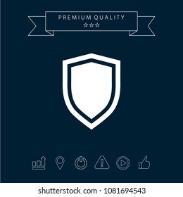 Shield, protection icon