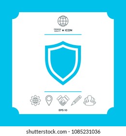 Shield. Protection icon