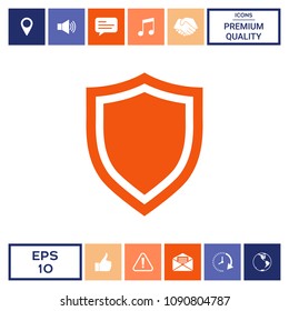 Shield. Protection icon