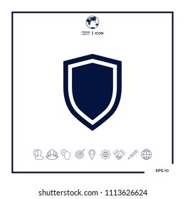 Shield, protection icon