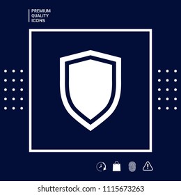 Shield, protection icon