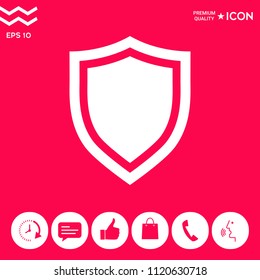 Shield. Protection icon