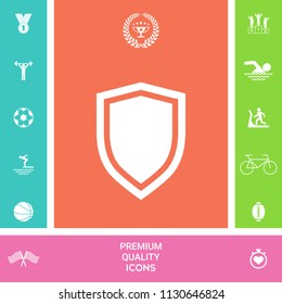 Shield, protection icon