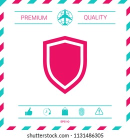 Shield, protection icon