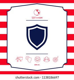 Shield. Protection icon