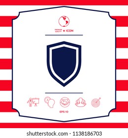 Shield, protection icon