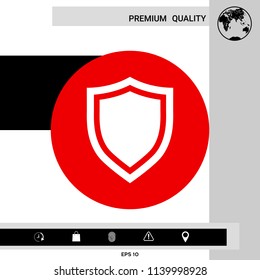 Shield. Protection icon