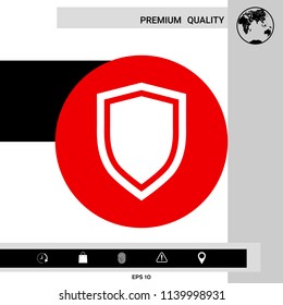 Shield, protection icon