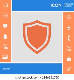 Shield. Protection icon