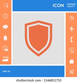Shield, protection icon