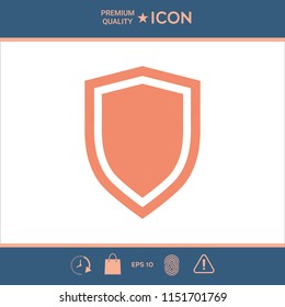 Shield, protection icon