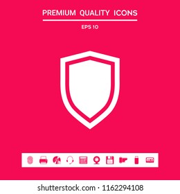 Shield, protection icon