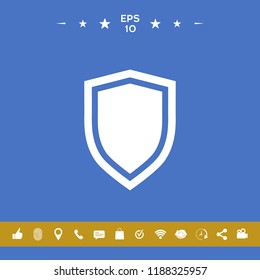 Shield, protection icon