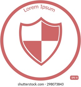 Shield protection icon
