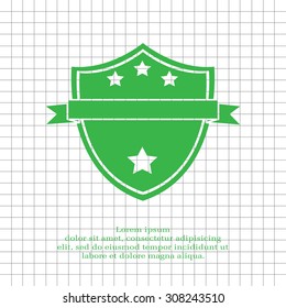 Shield protection icon