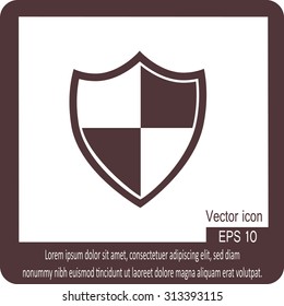 Shield protection icon