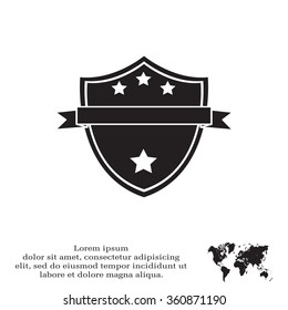 Shield protection icon