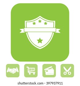 Shield protection icon