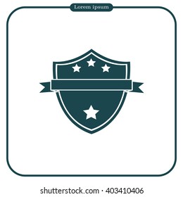 Shield protection icon