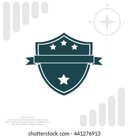 Shield protection icon