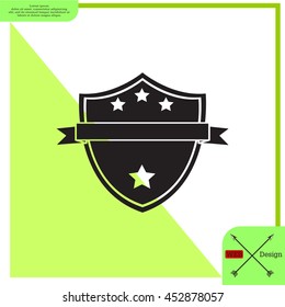 Shield protection icon