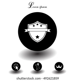 Shield protection icon