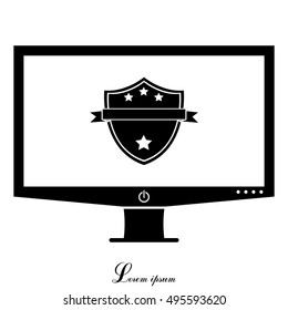 Shield protection icon