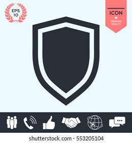 Shield, protection icon