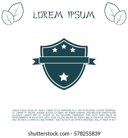 Shield protection icon