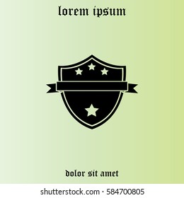 Shield protection icon