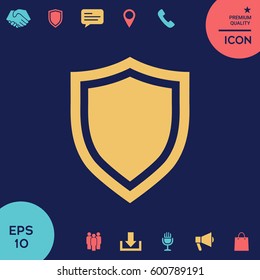 Shield. Protection icon