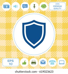 Shield. Protection icon