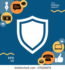 Shield. Protection icon