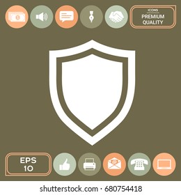 Shield. Protection icon