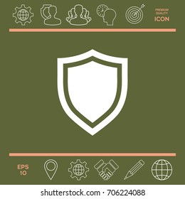 Shield. Protection icon