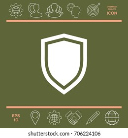 Shield, protection icon