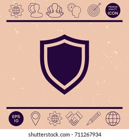 Shield. Protection icon