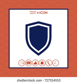 Shield, protection icon