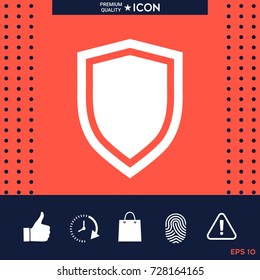 Shield, protection icon Shield, protection icon