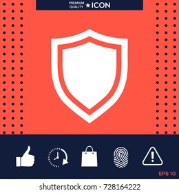 Shield. Protection icon