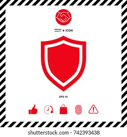 Shield. Protection icon