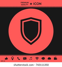 Shield, protection icon