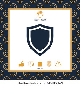 Shield. Protection icon