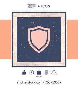 Shield. Protection icon