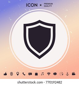 Shield. Protection icon