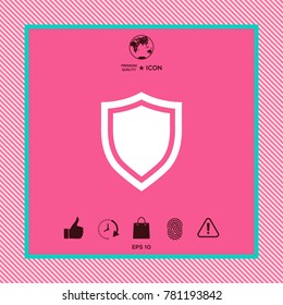 Shield. Protection icon